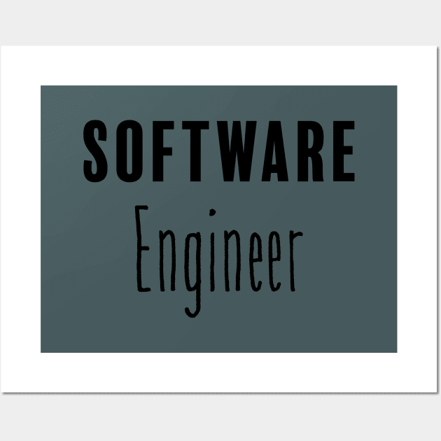 Software Engineer Wall Art by FluentShirt